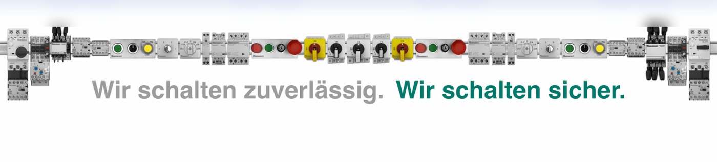 Startseite der Unternehmenswebsite mit Navigation und Produktbild